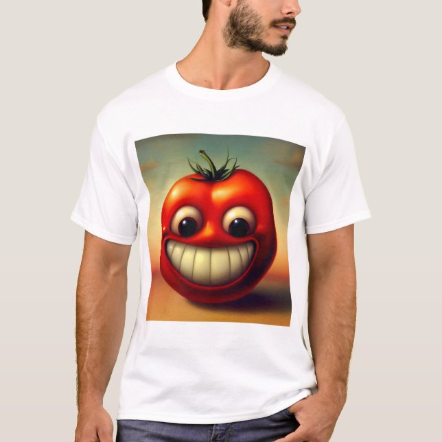 Cheerful Tomato T-Shirt (Front)