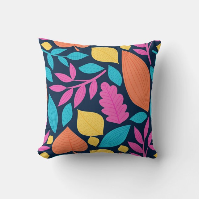 Cheerful Tones Decorative Pillow (Front)