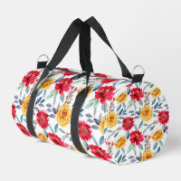 Cheerful Watercolor Floral Pattern in Yellow Rose
