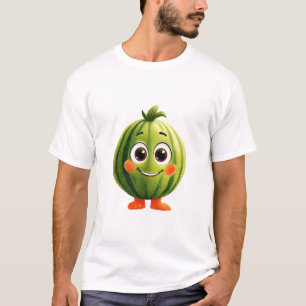 Cheerful Watermelon Mascot T-Shirt