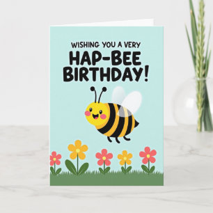 Cheerful Winged Birthday Card