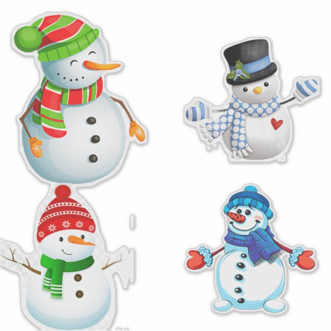 Cheerful Winter Snowmen Collection (Front)