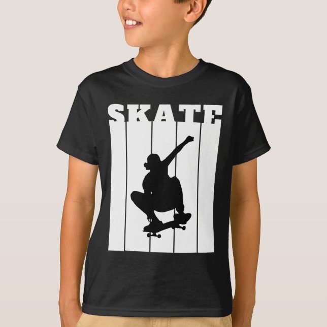 Cheerfully Skateboarding Weekends Quote 2  T-Shirt (Front)