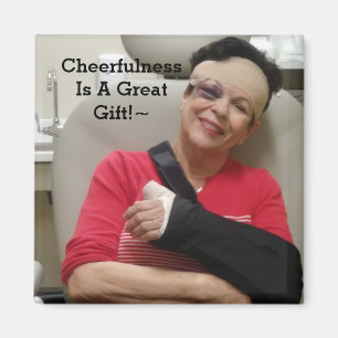Cheerfulness is a gift magnet