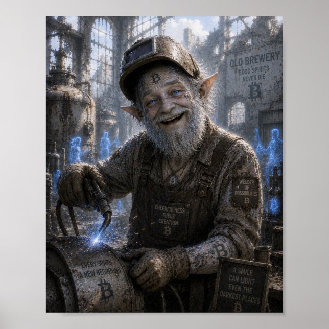 Cheerfulness / Welder / Abandoned Brewery Poster (Front)