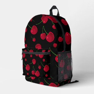 Cheeries  printed backpack