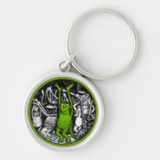 Cheering Frogs Key Ring