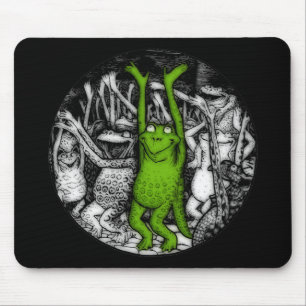 Cheering Frogs Mouse Mat