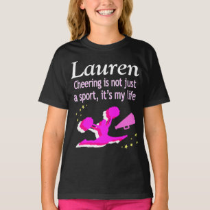 CHEERING IS MY LIFE PERSONALIZED SWEATSHIRT T-Shirt