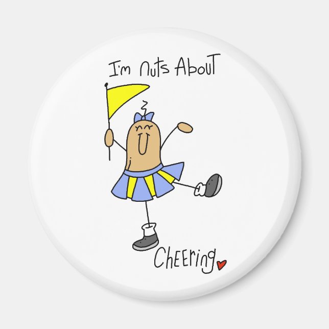 Cheering Nut Magnet (Front)