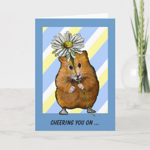 Cheering You On in Fight Against Cancer: Hamster Card