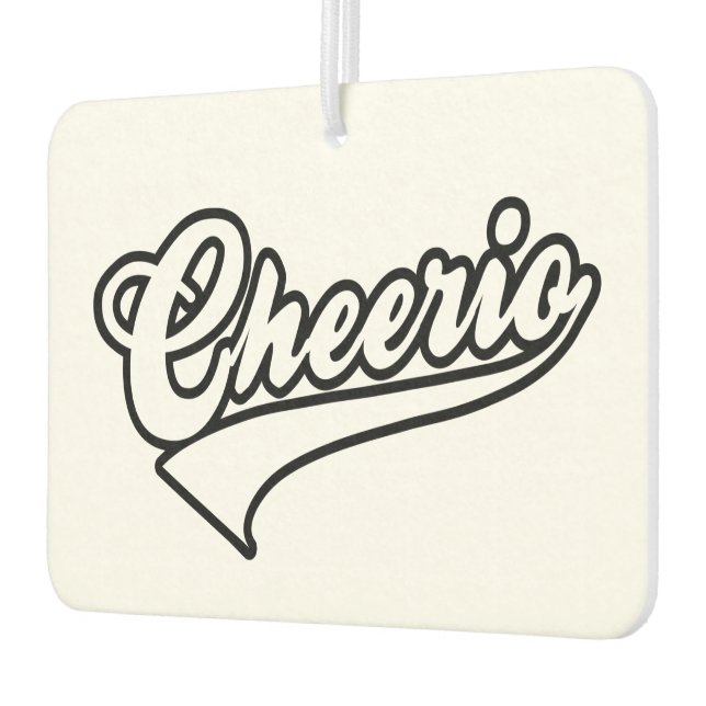 Cheerio Car Air Freshener (Left)