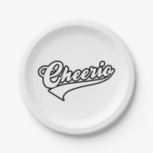 Cheerio Paper Plate