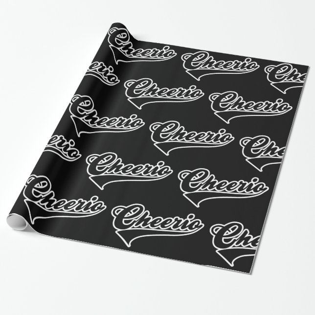Cheerio Wrapping Paper (Unrolled)