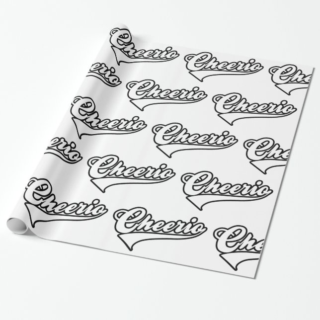 Cheerio Wrapping Paper (Unrolled)