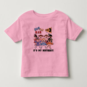 Cheerleader 3rd Birthday T-shirts and Gifts
