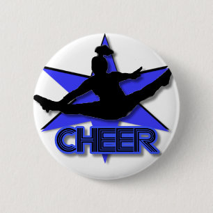 Cheerleader 6 Cm Round Badge