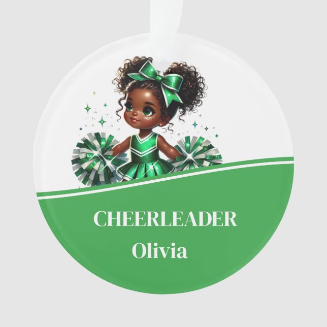 Cheerleader Acrylic Ornament (Front)