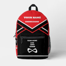 CHEERLEADER BACKPACK LIVE LOVE CHEER red