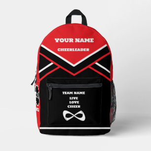 CHEERLEADER BACKPACK LIVE LOVE CHEER red