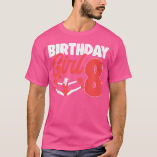 Cheerleader Birthday Cheer Girl Cute Cheerleading  T-Shirt