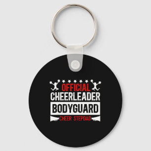 Cheerleader Bodyguard Cheer Stepdad Cheerleader St Key Ring