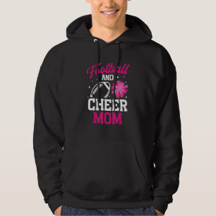 Cheerleader Cheer and Football Mum Cheerleading Mo Hoodie