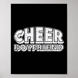 Cheerleader Cheer Boyfriend Cheerleading Bf Men Bo Poster