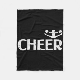 Cheerleader Cheer Cheerleading Team Squad Women Gi Fleece Blanket