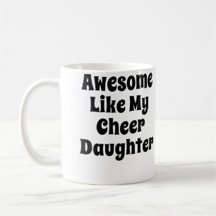 Cheerleader Cheer Dad Mum Cheerleading Coffee Mug
