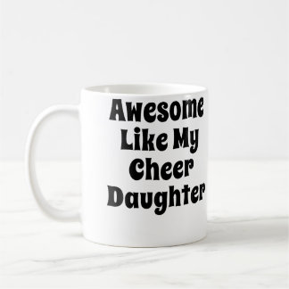 Cheerleader Cheer Dad Mum Cheerleading Coffee Mug