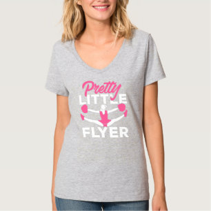 Cheerleader Cheer Girl Pretty Little Flyer Cute T-Shirt