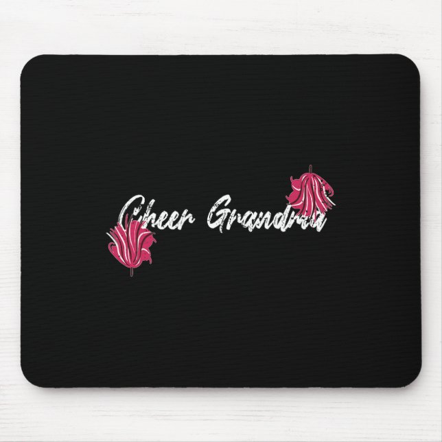 Cheerleader Cheer Grandma Cheerleading  Mouse Mat (Front)