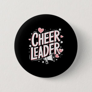 Cheerleader Cheer Team, Cheer Cheerleader Cheerlea 6 Cm Round Badge