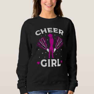 Cheerleader Cheerleading  Cheer Girl Sweatshirt