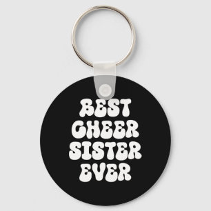 Cheerleader Cheerleading Sister Best Cheer Sister  Key Ring