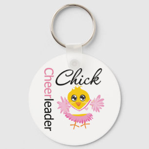 Cheerleader Chick Key Ring