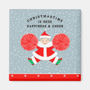 Cheerleader Christmas Stocking Stuffers Magnet