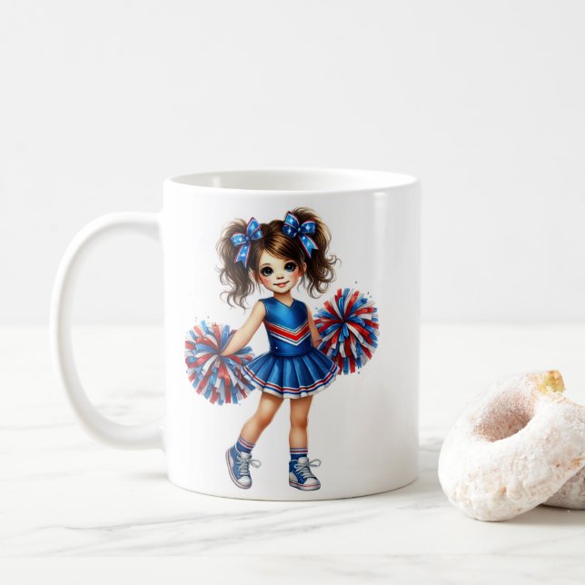 Cheerleader  Coffee Mug (With Donut)