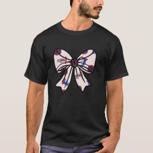 cheerleader coquette bow cheer girl T-Shirt