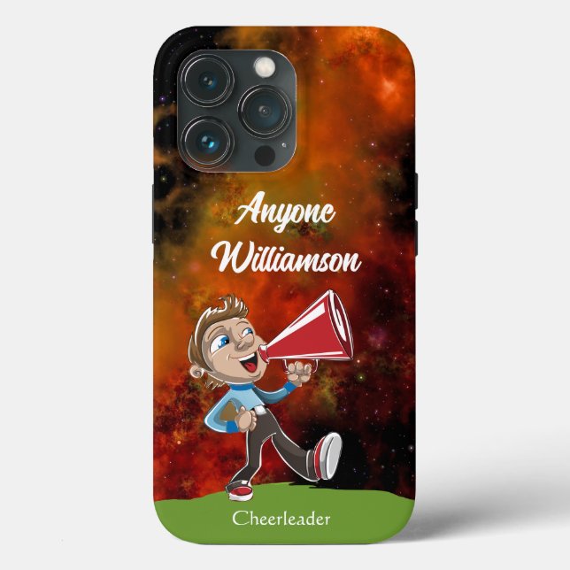 Cheerleader Cosmos Background personalise name  Case-Mate iPhone Case (Back)
