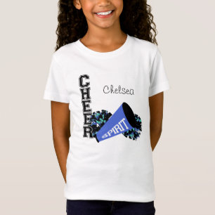 Cheerleader Customisable Blue T-Shirt