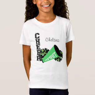 Cheerleader Customisable Green T-Shirt