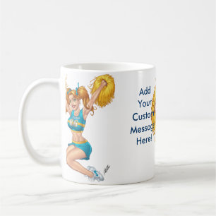 Cheerleader Customisable Mug by Al Rio