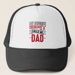 Cheerleader Dad Vintage Engraving Shirt Design_1 Trucker Hat