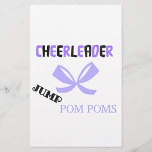 Cheerleader Dance Stationery