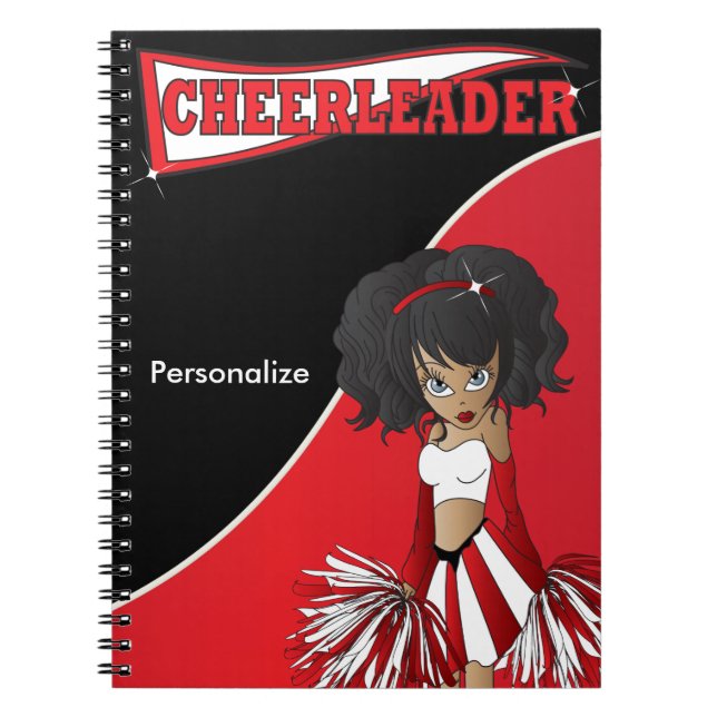 Cheerleader | DIY Text | Red Notebook (Front)