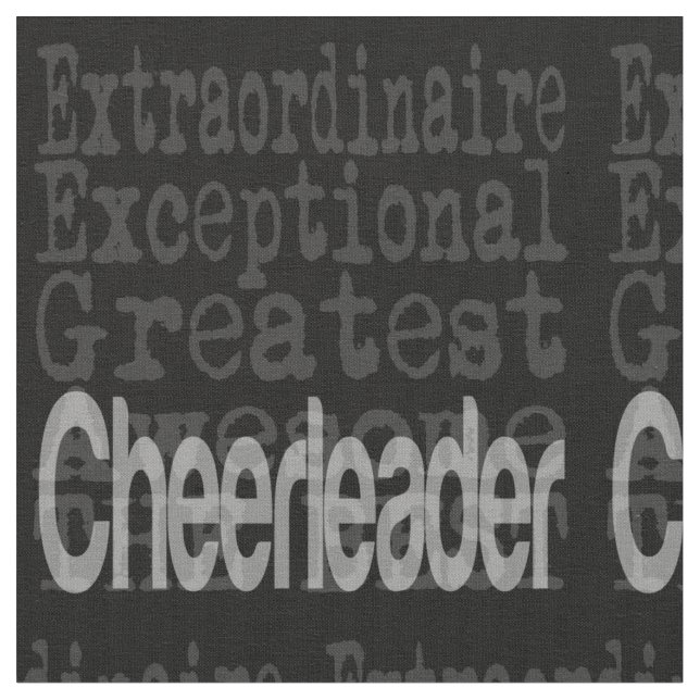 Cheerleader Extraordinaire Fabric (Close Up)
