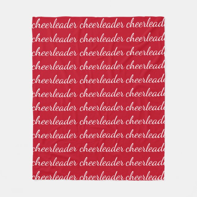 Cheerleader Fleece Blanket (Front)