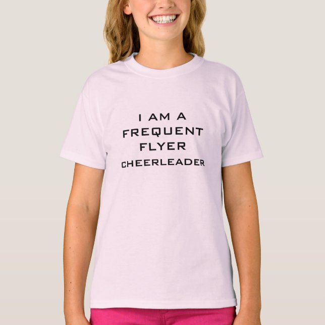 cheerleader flyer t-shirt (Front)